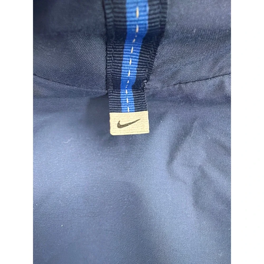Nike Boys XL 18-20 Navy Blue Full Zip Windbreaker Jacket Swoosh Logo Athletic